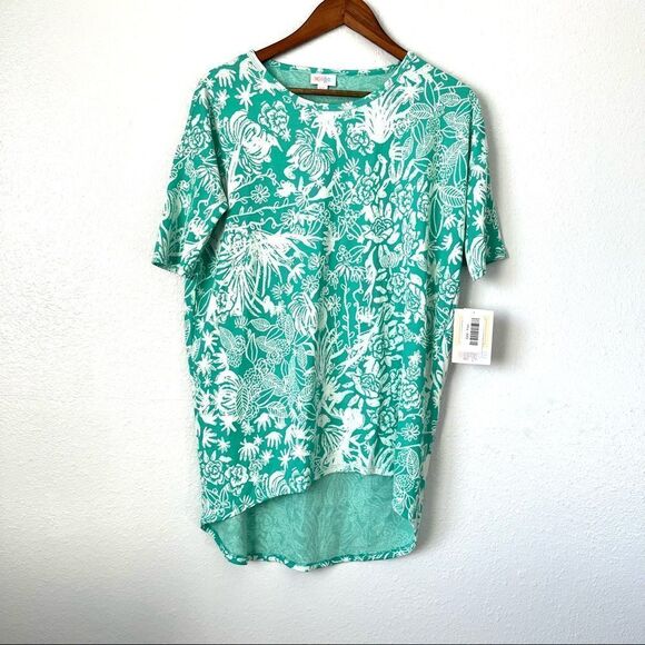 LulaRoe Irma Floral Top Size XXS - Picture 1 of 6